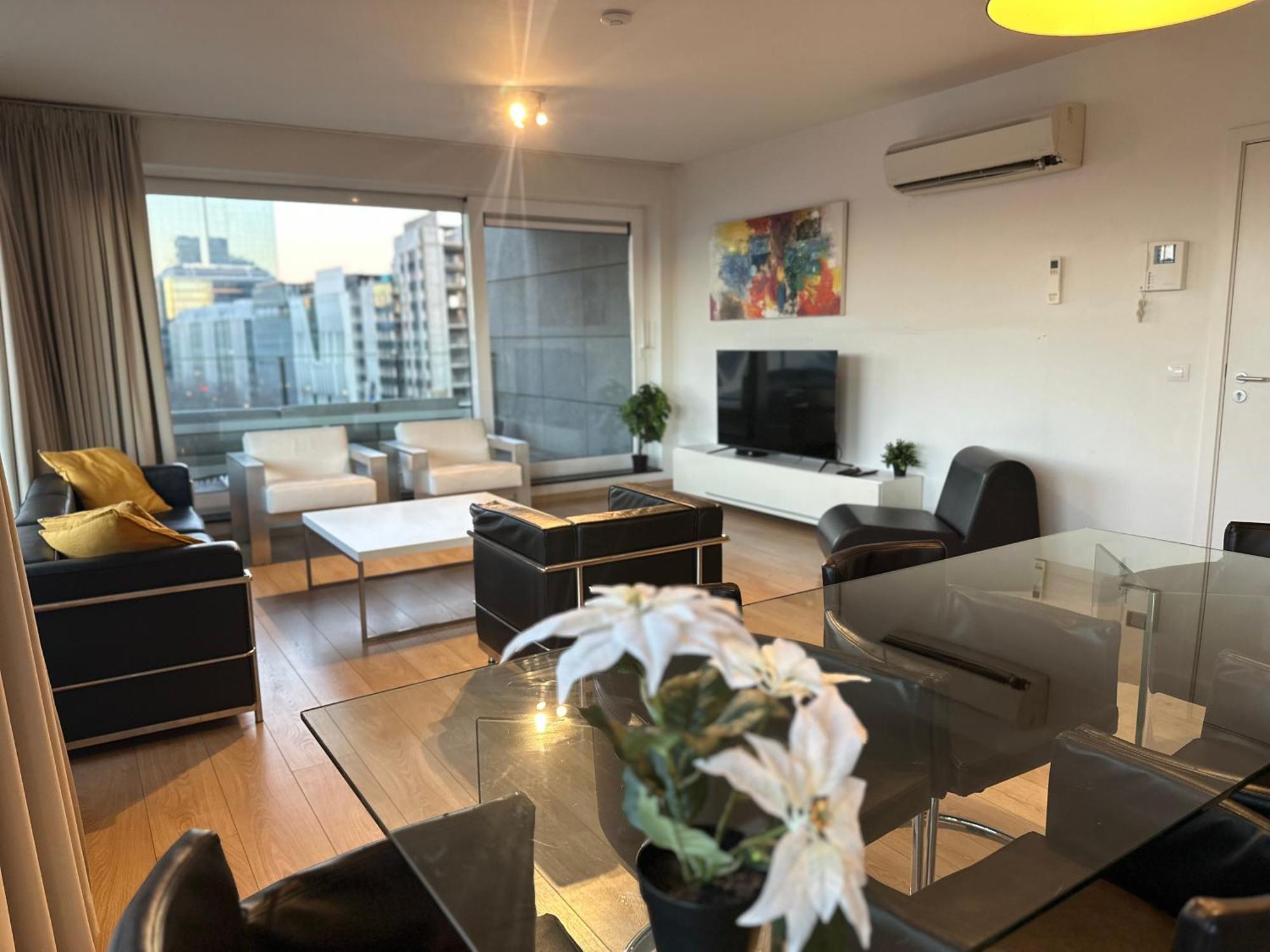 Apartment With Stunning View In City Center Bruksela Zewnętrze zdjęcie